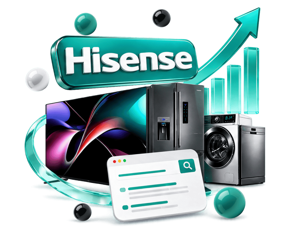 Как мы увеличили поисковый трафик сайта Hisense более чем в 15 раз