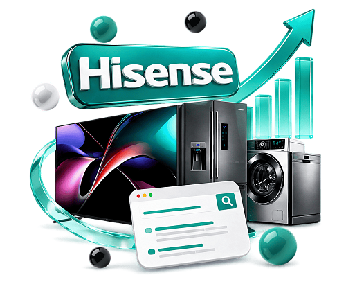 Как мы увеличили поисковый трафик сайта Hisense более чем в 15 раз